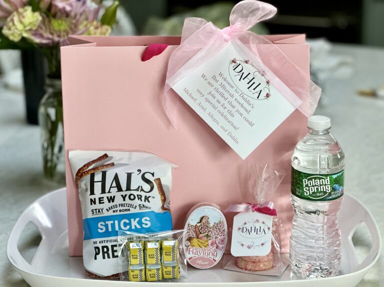 Welcome gifts for your guests