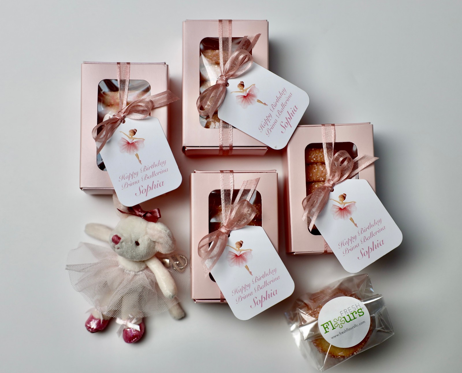 Ballerina birthday favors